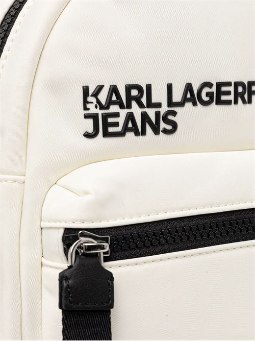 Borsetta bianca in poliammide Karl Lagerfeld jeans | A2W30089100